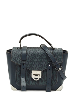 Michael Kors Vintage medium Manhattan canvas crossbody bag - Blue