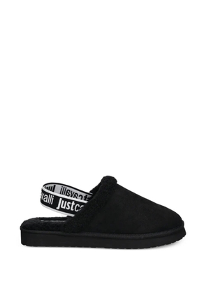 Just Cavalli round-toe mules - Black