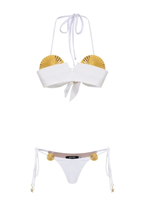 Amir Slama bustier-style bikini set - White