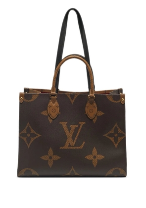 Louis Vuitton Pre-Owned MM OnTheGo monogram-reverse tote bag - Brown