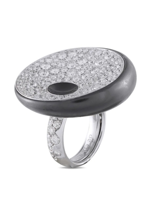 De Grisogono 18K white gold De Grisogono diamond and onyx ring - Silver