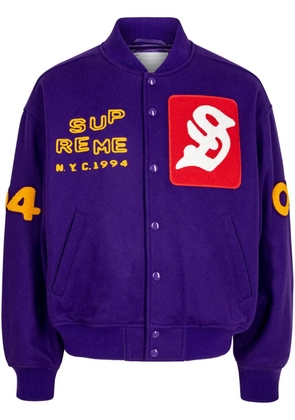 Supreme Tourist 'Purple' varsity jacket