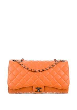 CHANEL Pre-Owned 2014 Classic Flap expandable shoulder bag - Orange