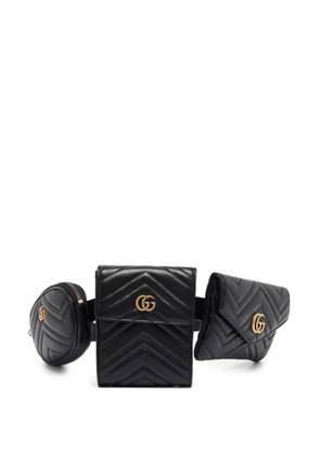Gucci Pre-Owned 2024 matelassé belt bag - Black