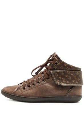 Louis Vuitton Pre-Owned Brea high-top sneakers - Brown