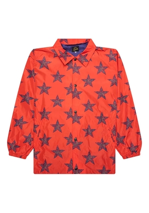 Needles paisley star-print jacket - Red