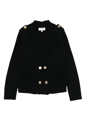 PSOPHIA double-breasted cardigan - Black