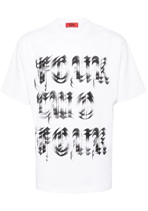 424 logo-print cotton T-shirt - White