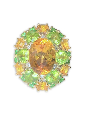 Stefere 18K yellow gold multi-stone ring