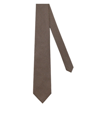 TOM FORD patterned tie - Brown