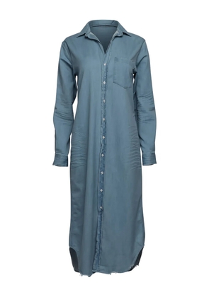 Frank & Eileen Rory button-fastening midi dress - Blue