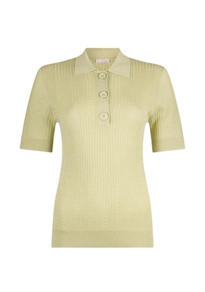 LIU JO buttoned polo shirt - Yellow