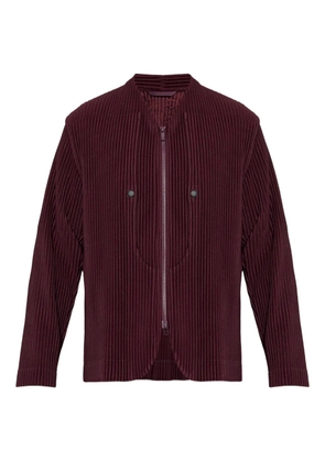 Homme Plissé Issey Miyake Quarry zip-up jacket - Red
