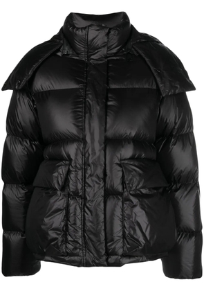 Dorothee Schumacher padded quilted hooded jacket - Black