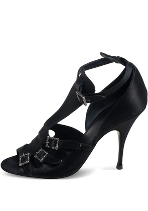 Givenchy Pre-Owned crystal-embellished strappy heels - Black