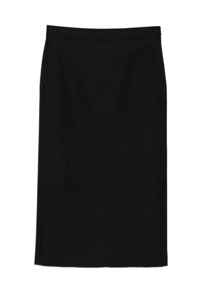 Moschino hem lined straight skirt - Black