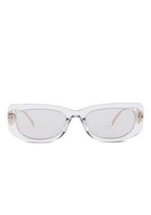 Prada Eyewear triangle-logo sunglasses - White