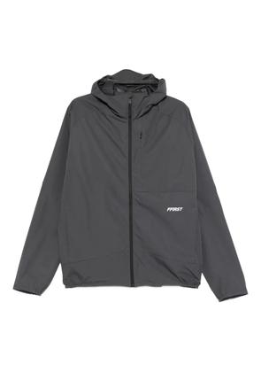 Family First hooded zip performance jacket - Grey