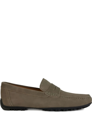 Geox Kosmopolis penny-slot suede loafers - Neutrals