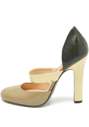 Bottega Veneta Pre-Owned Mary Jane round-toe pumps - Neutrals