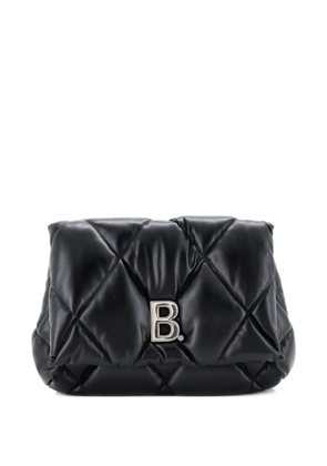 Balenciaga Pre-Owned Touch Quilted Puffy Leather Medium clutch bag - Black