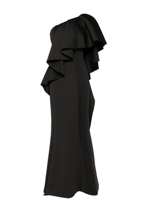 Saiid Kobeisy ruffled dress - Black