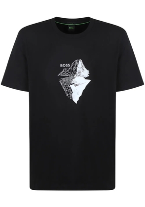 BOSS graphic-print T-shirt - Black