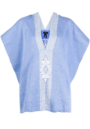 VOZ wide-sleeve knitted top - Blue