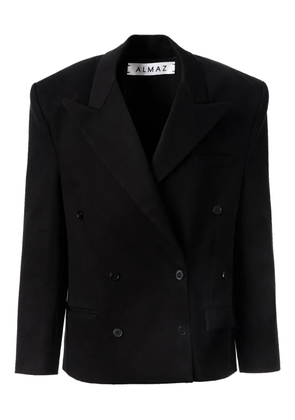 Almaz Floating double-breasted blazer - Black