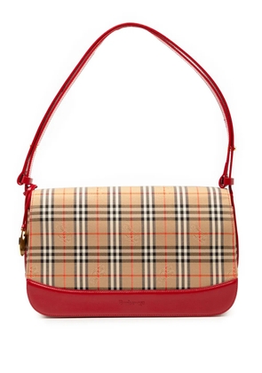 Burberry Pre-Owned 2000-2017 Haymarket Check Canvas shoulder bag - Brown