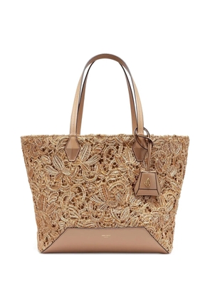 Jimmy Choo mini Diamond tote bag - Neutrals