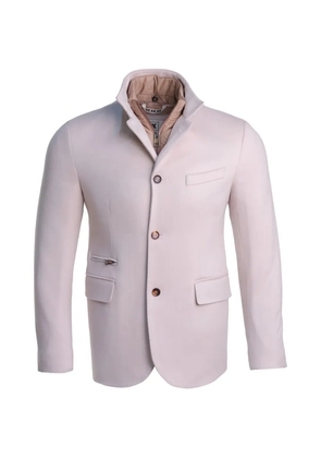 Kiton goose down cashmere overcoat - Neutrals