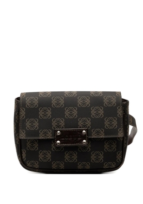 Loewe Pre-Owned 2006 Anagram Coated Canvas belt bag - Brown