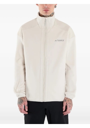 adidas logo-detail jacket - Neutrals