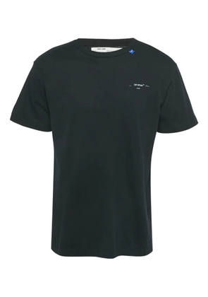 Off-White Pre-Owned backbone-print cotton T-shirt - Black