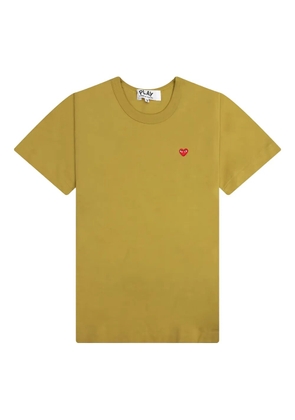 Comme Des Garçons Play cotton T-shirt - Yellow