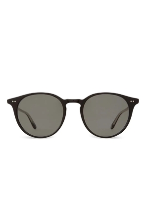 Garrett Leight Clune Sun round-frame sunglasses - Black