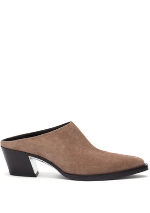 3.1 Phillip Lim Downtown 55mm leather mules - Brown