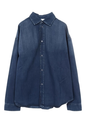 Loewe Pre-Owned 2020s Anagram denim shirt - Blue