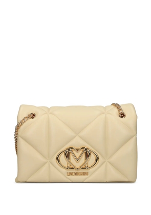 Love Moschino diamond-quilted shoulder bag - Neutrals