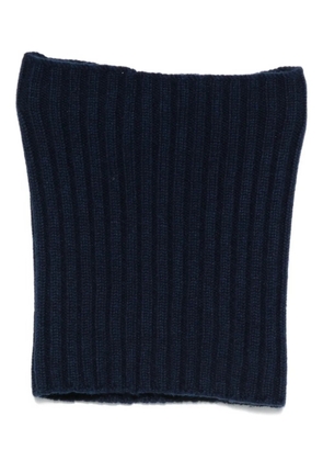 Dell'oglio ribbed cashmere neck warmer - Blue