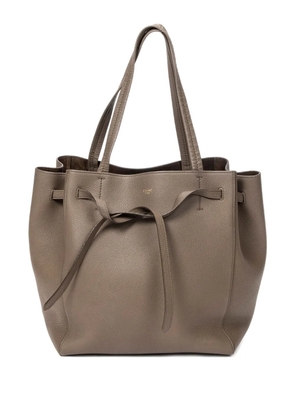 Celine Pre-Owned top-handle tie-detail tote bag - Brown