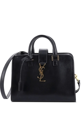 Saint Laurent Pre-Owned Monogram Cabas Leather Baby satchel - Black