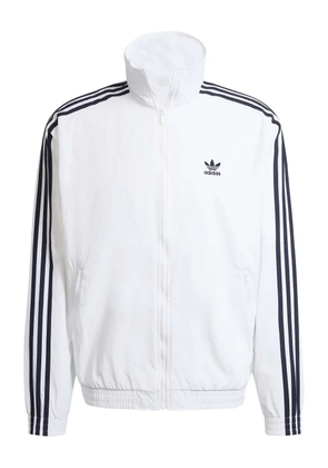 adidas Firebird Adicolor zip-up sweatshirt - White