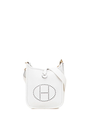 Hermès Pre-Owned 2023 Clemence Evelyne TPM crossbody bag - White