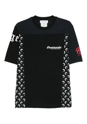 Marine Serre graphic-print T-shirt - Black