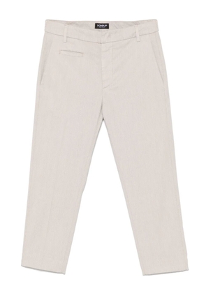 DONDUP herringbone trousers - Grey