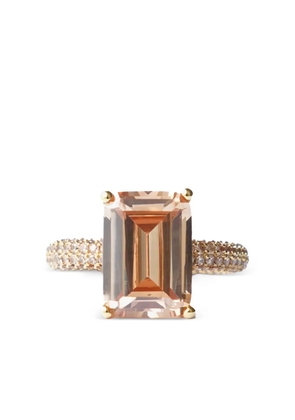 Izabel Display Mega Rectangle ring - Gold