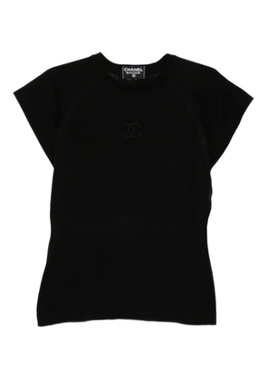 CHANEL Pre-Owned 1990-2000s short-sleeved T-shirt - Black