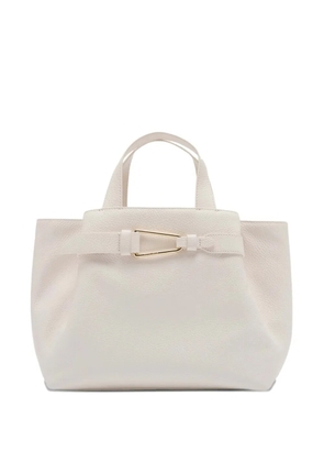 Coccinelle zip-up tote bag - White